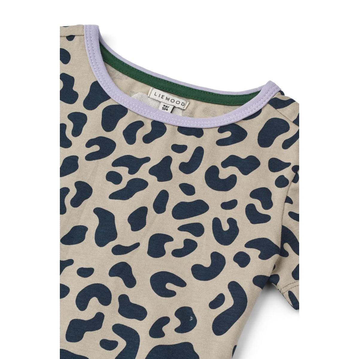 Kya Short-sleeve peplum T-shirt - Leo / Mist - Image 3