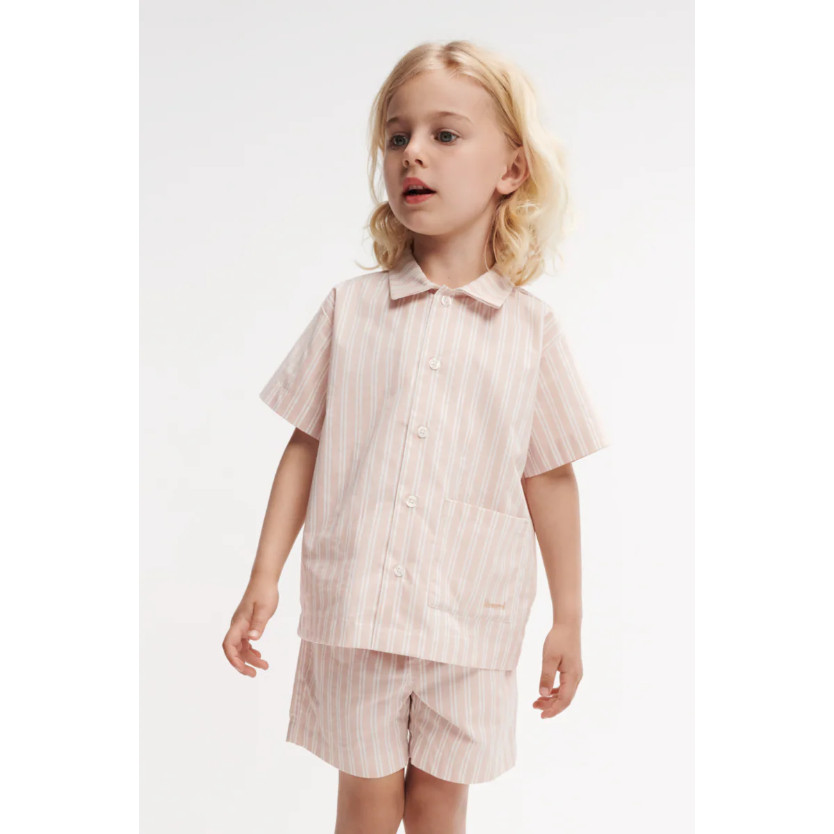 Leona Stripe Set - Y/D stripe Sorbet rose / Creme de la creme - Image 4