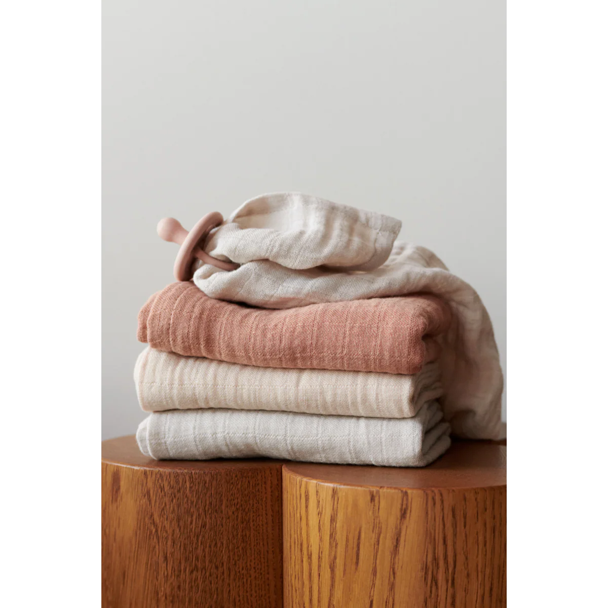 Lewis Muslin Cloth 3-pack - Tuscany rose mix - Image 3