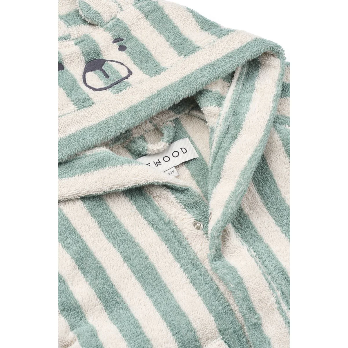 Lily  Bathrobe - Peppermint / creme de la creme - Image 3
