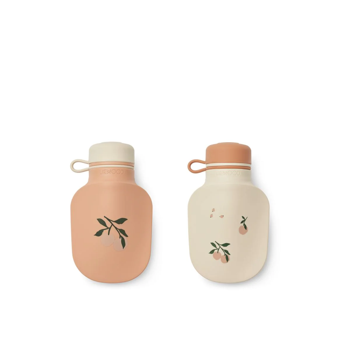 Lizzie Smoothie Bottle 2-pack - Peach / Sea shell