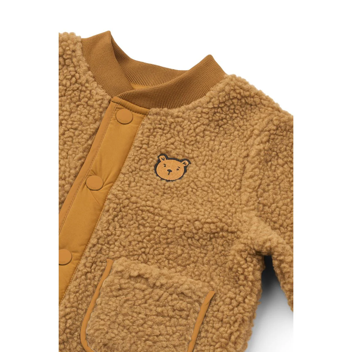 Lora Pile jacket - Golden caramel - Image 3