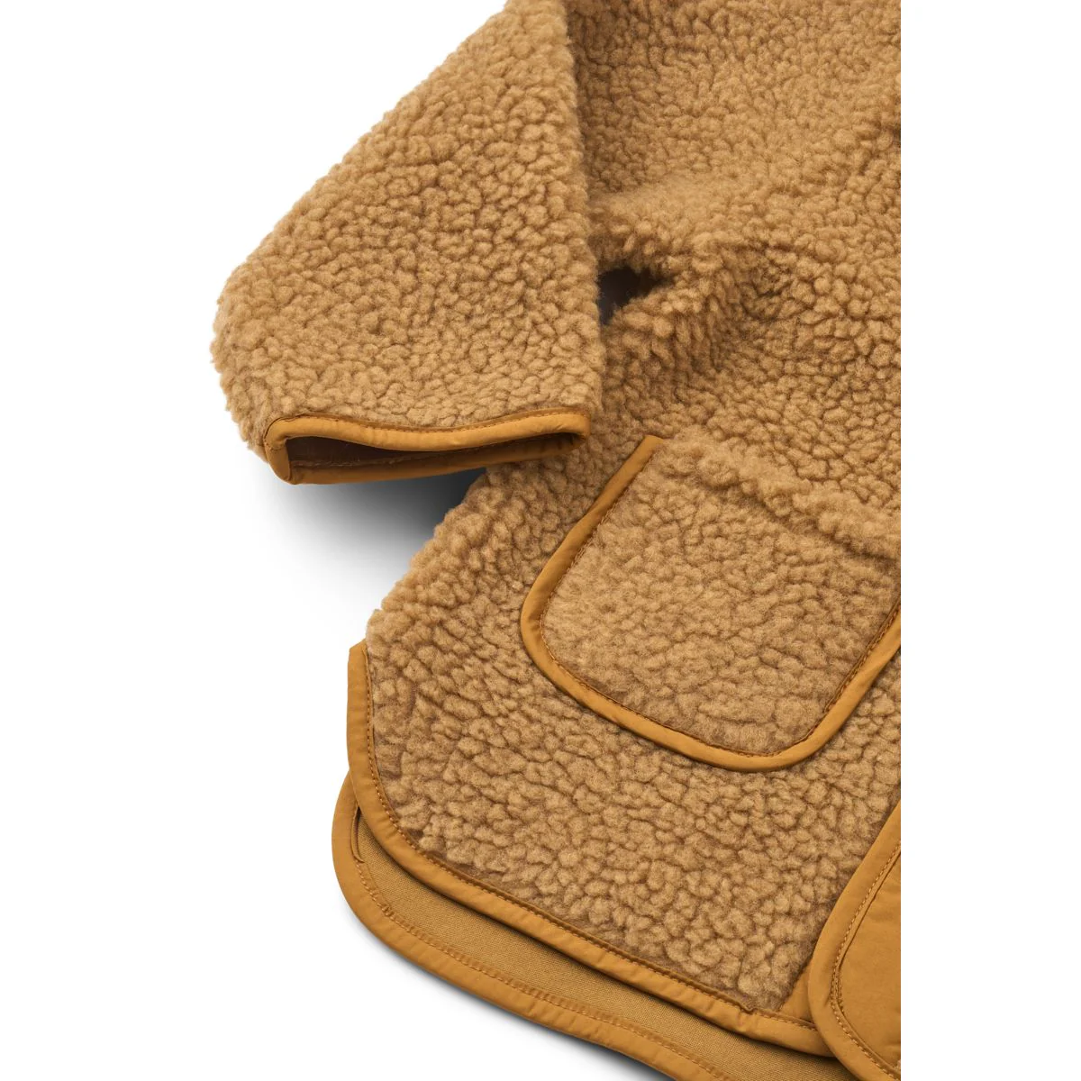 Lora Pile jacket - Golden caramel - Image 4