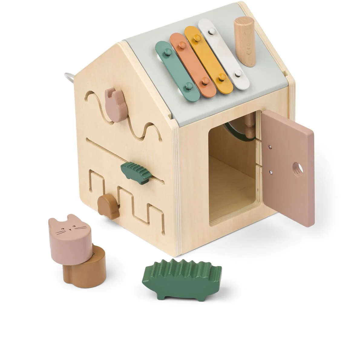 Lucas Activity Cube - Tuscany rose multi mix - Image 2