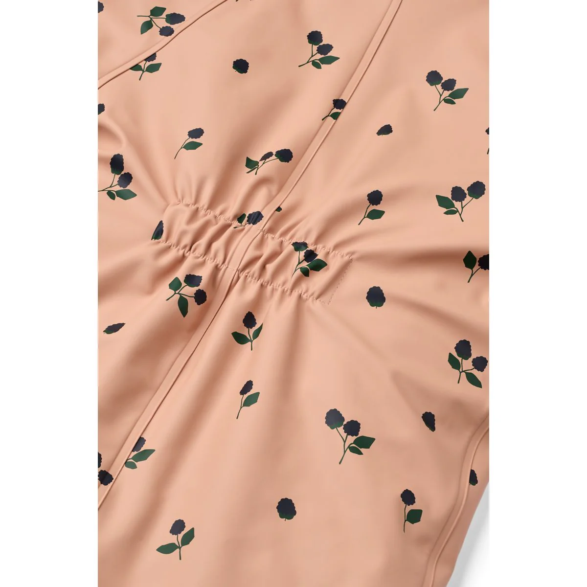 Maddy PU Rainsuit - Berry / Pale tuscany / Embroidery - Image 6