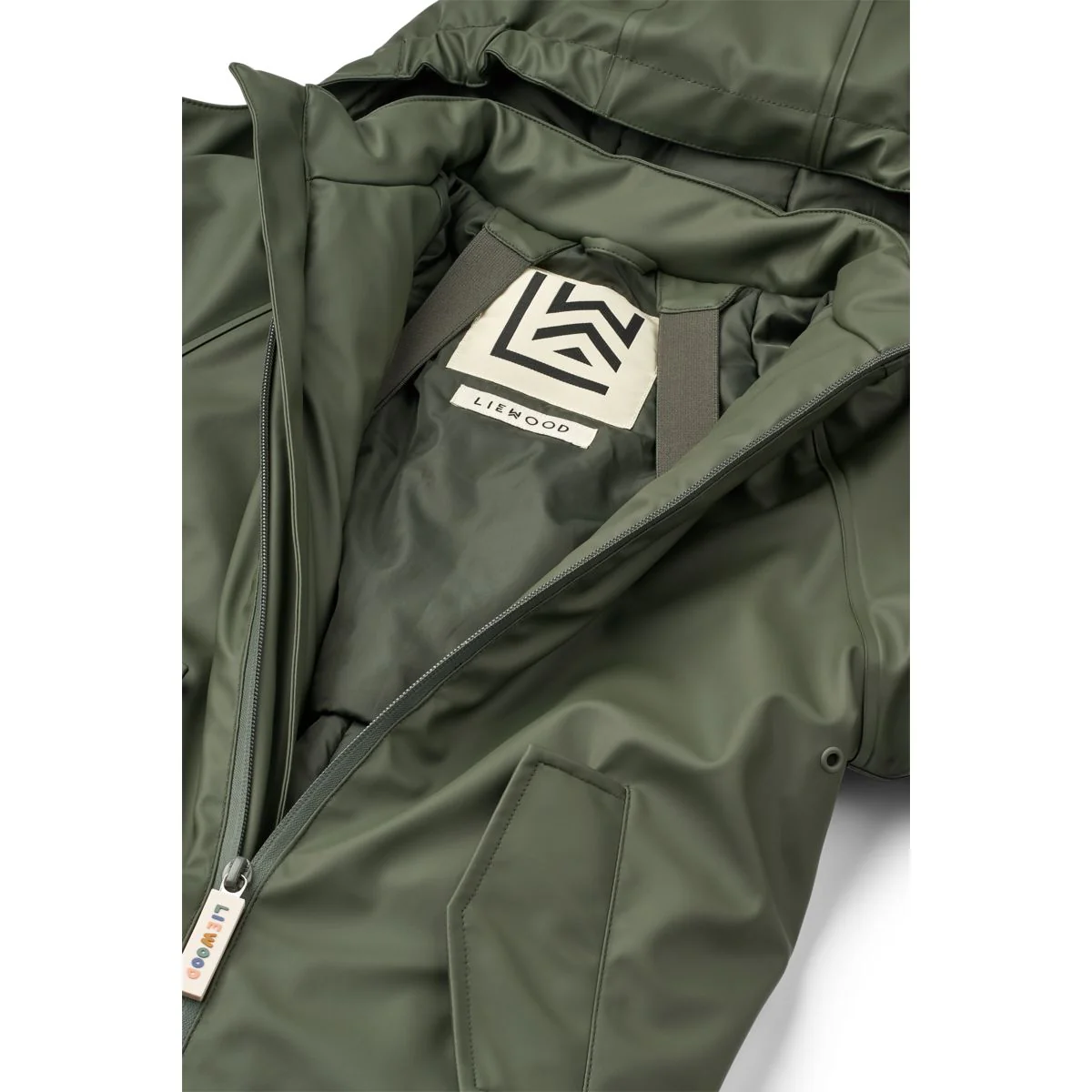 Maddy PU Rainsuit - Hunter green - Image 7