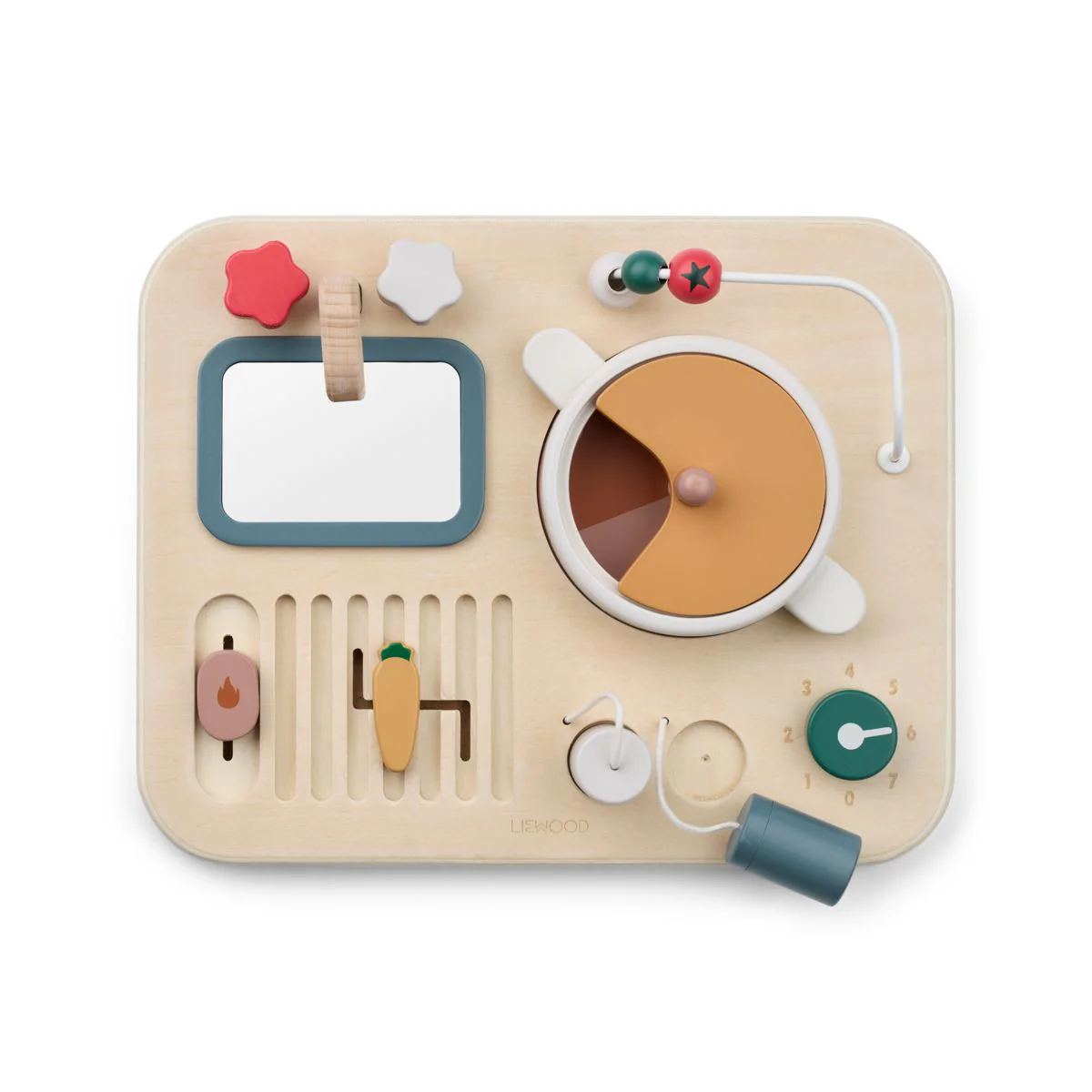 Magnus wooden play board - Sandy multi mix - Image 2