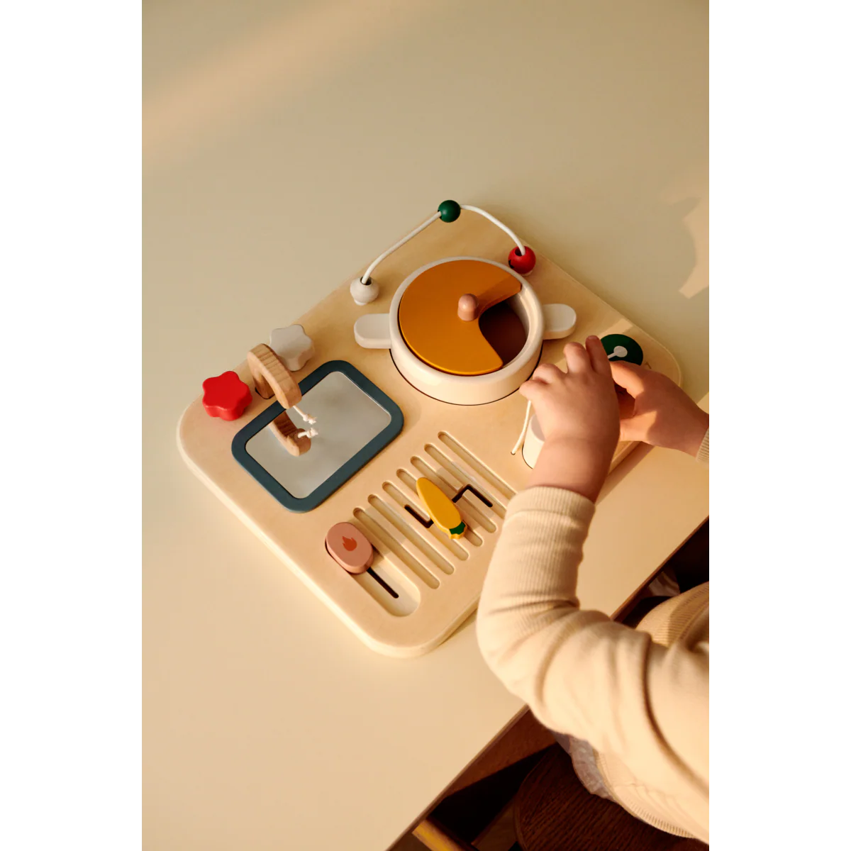 Magnus wooden play board - Sandy multi mix - Image 3