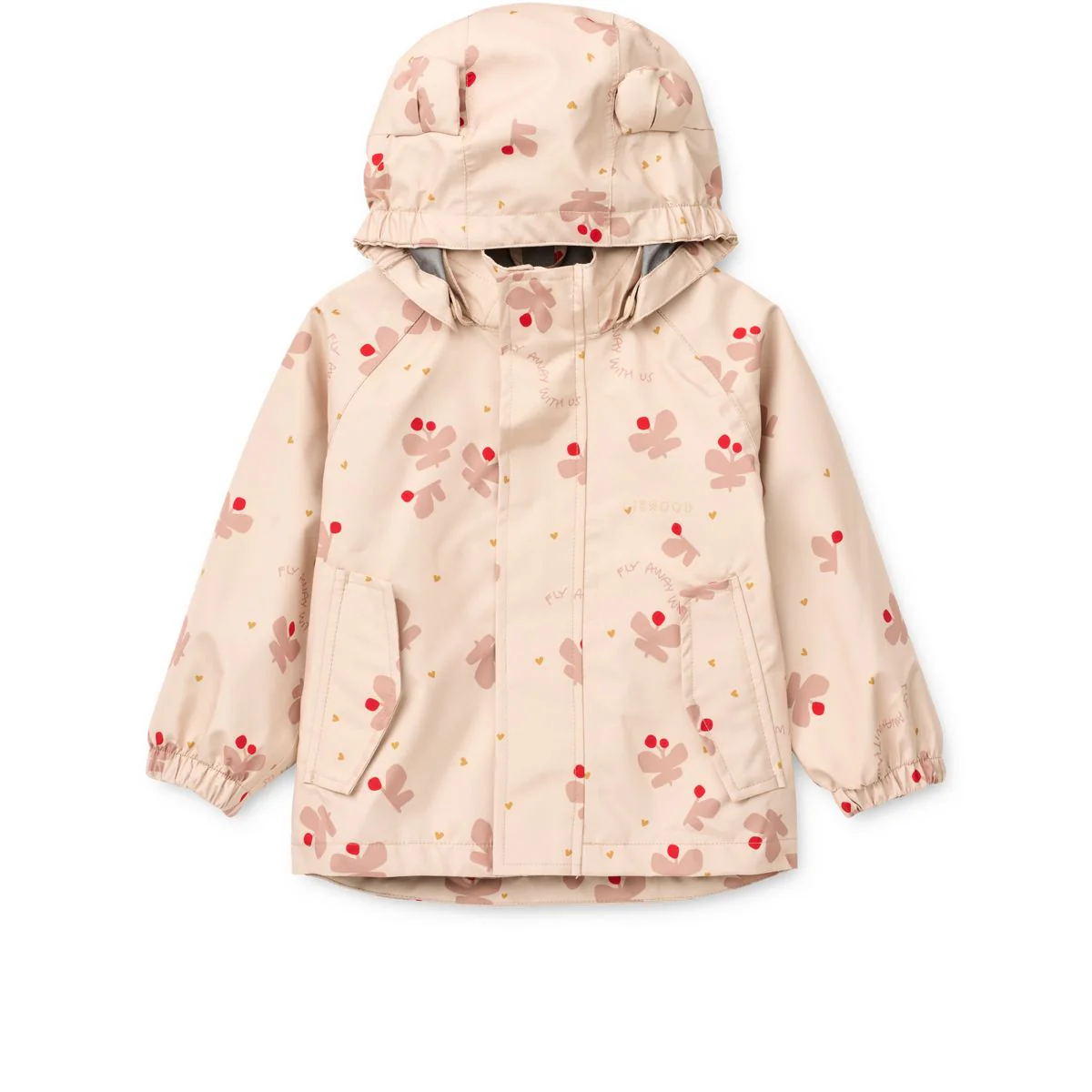 MANU Toddler Rainwear Set - Butterfly / Apple blossom - Image 3