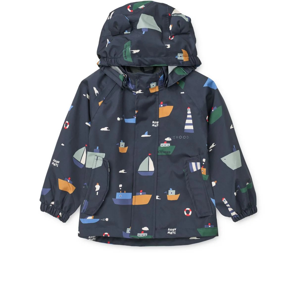 MANU Toddler Rainwear Set - Sailing / Classic navy - Image 3