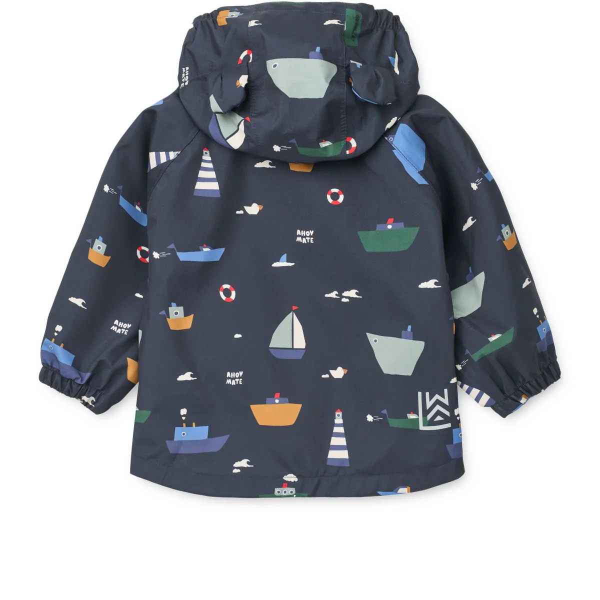 MANU Toddler Rainwear Set - Sailing / Classic navy - Image 4