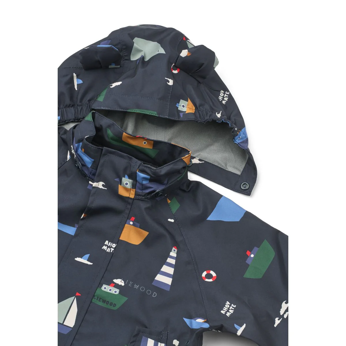MANU Toddler Rainwear Set - Sailing / Classic navy - Image 5