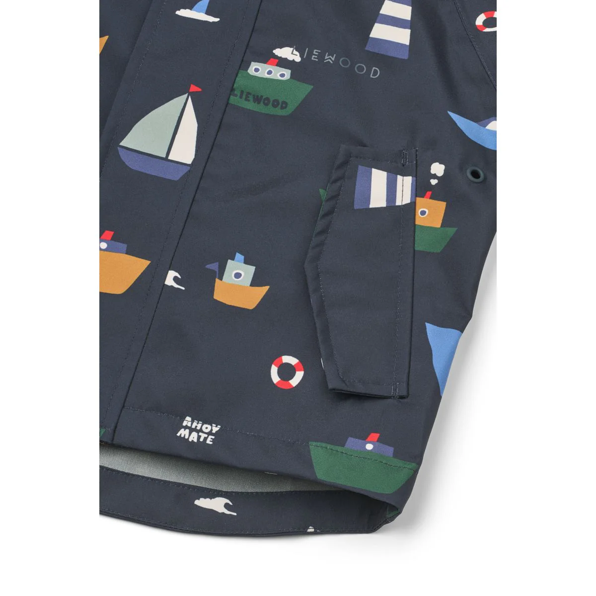 MANU Toddler Rainwear Set - Sailing / Classic navy - Image 6