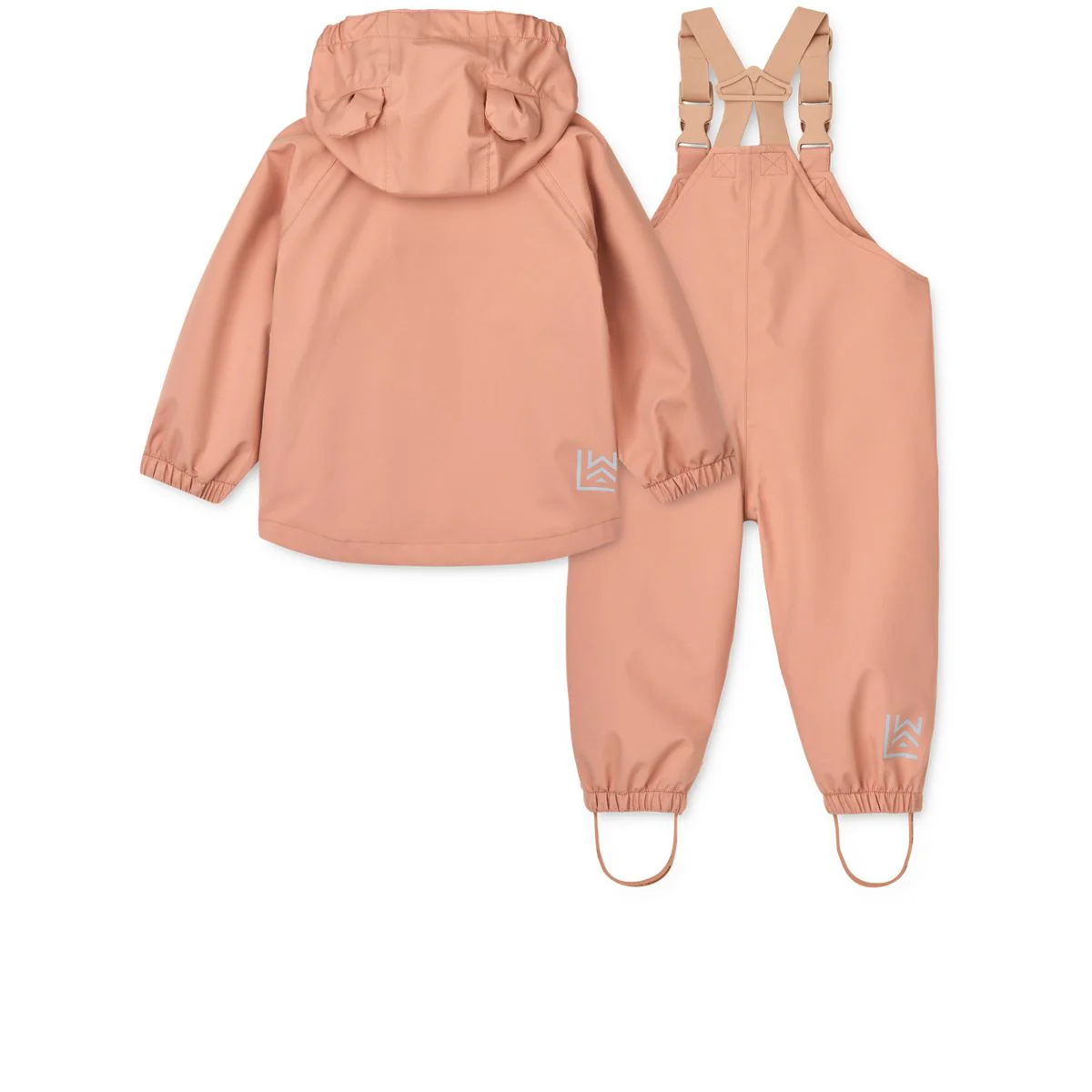 MANU Toddler Rainwear Set - Tuscany rose - Image 2