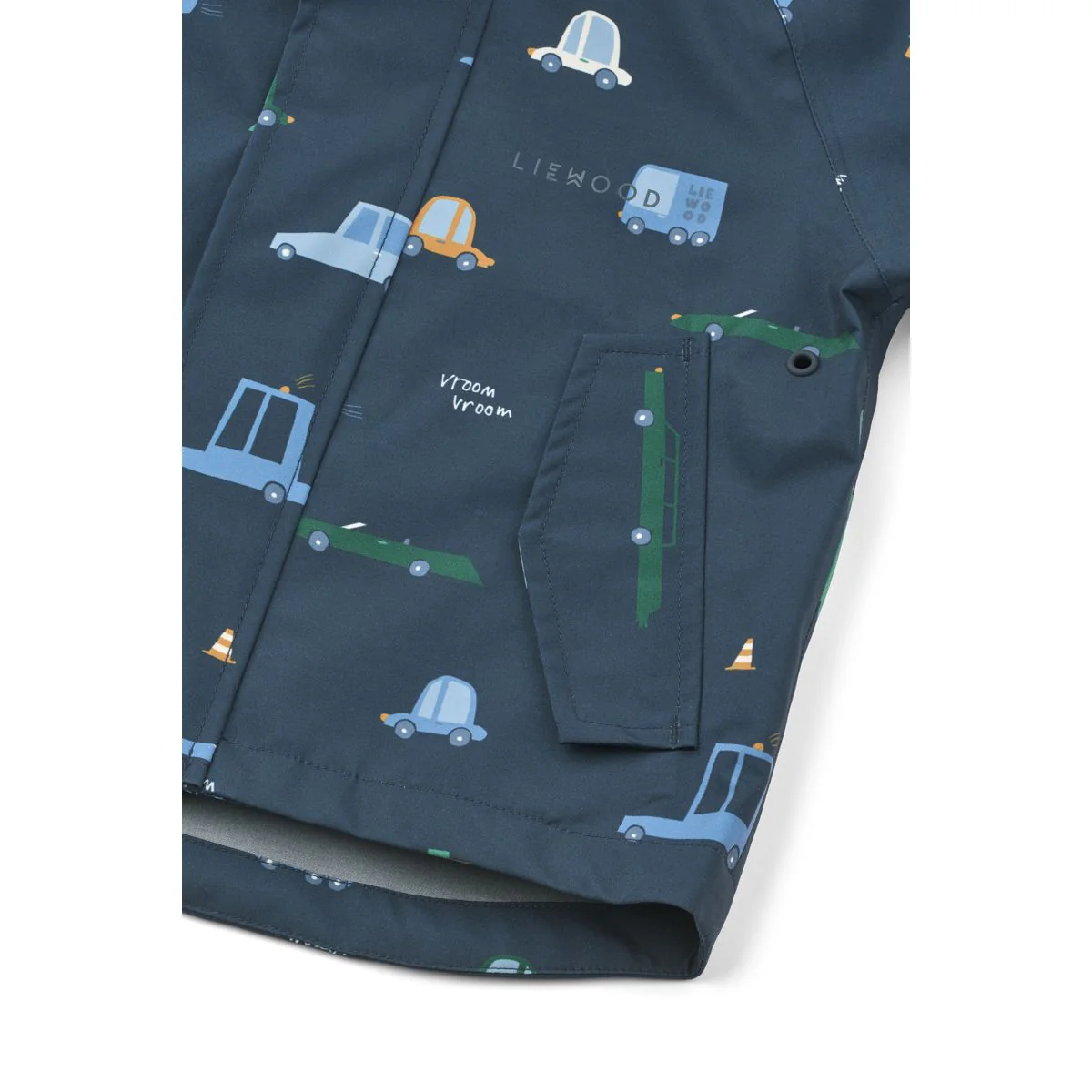 MANU Toddler Rainwear Set - Cars / Classic navy - Image 6