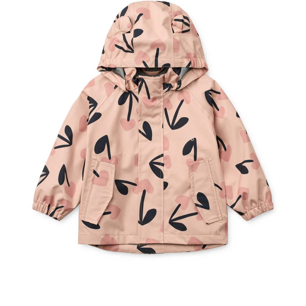 MANU Toddler Rainwear Set - mega cherry heart/ Rosey mix - Image 3