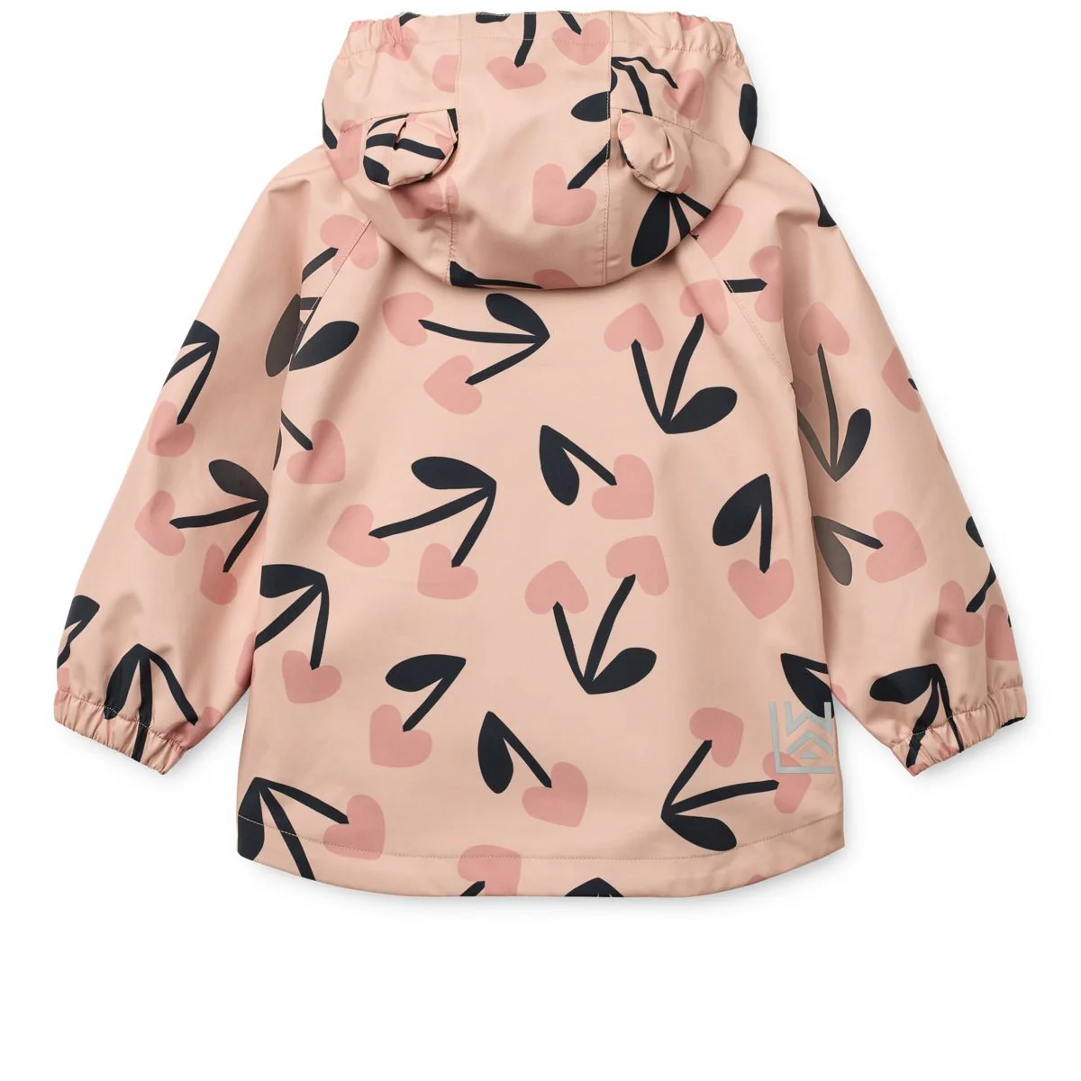 MANU Toddler Rainwear Set - mega cherry heart/ Rosey mix - Image 4