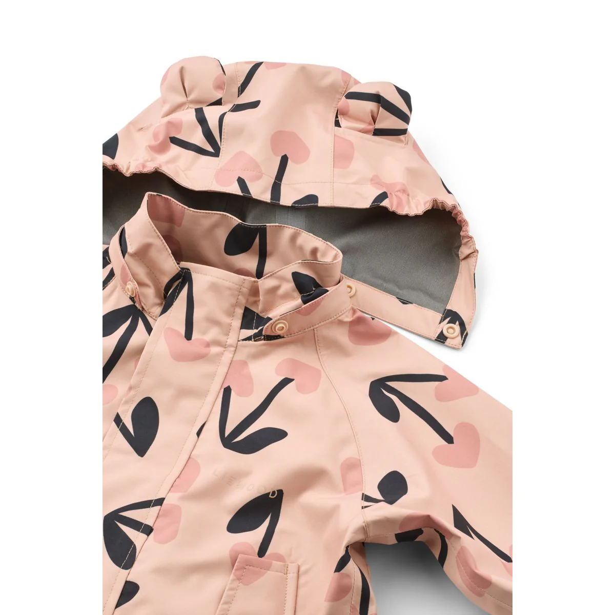 MANU Toddler Rainwear Set - mega cherry heart/ Rosey mix - Image 5