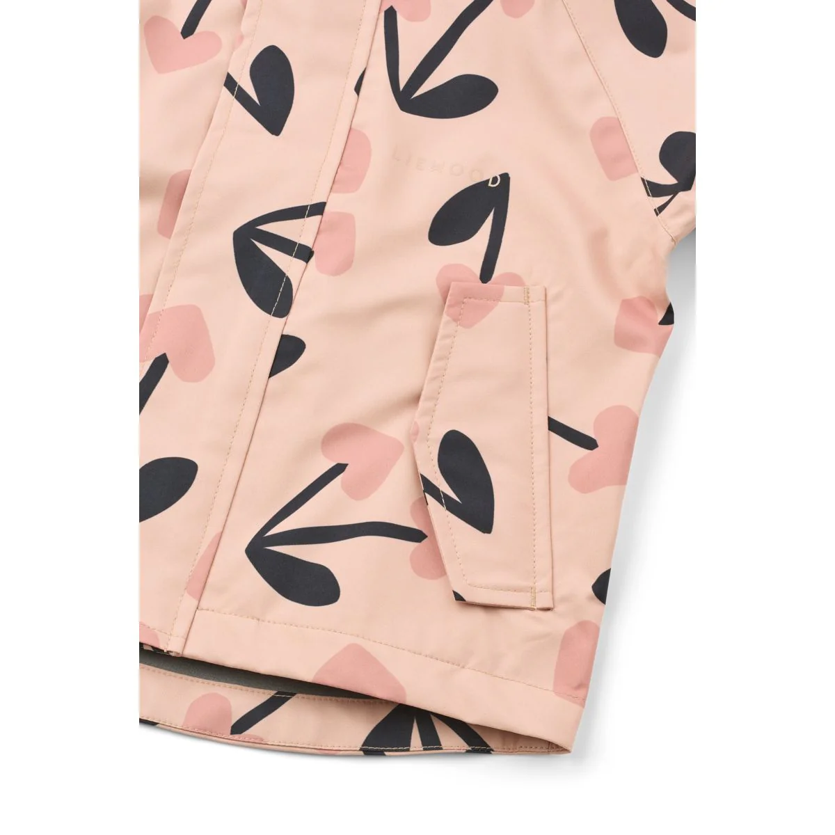 MANU Toddler Rainwear Set - mega cherry heart/ Rosey mix - Image 6