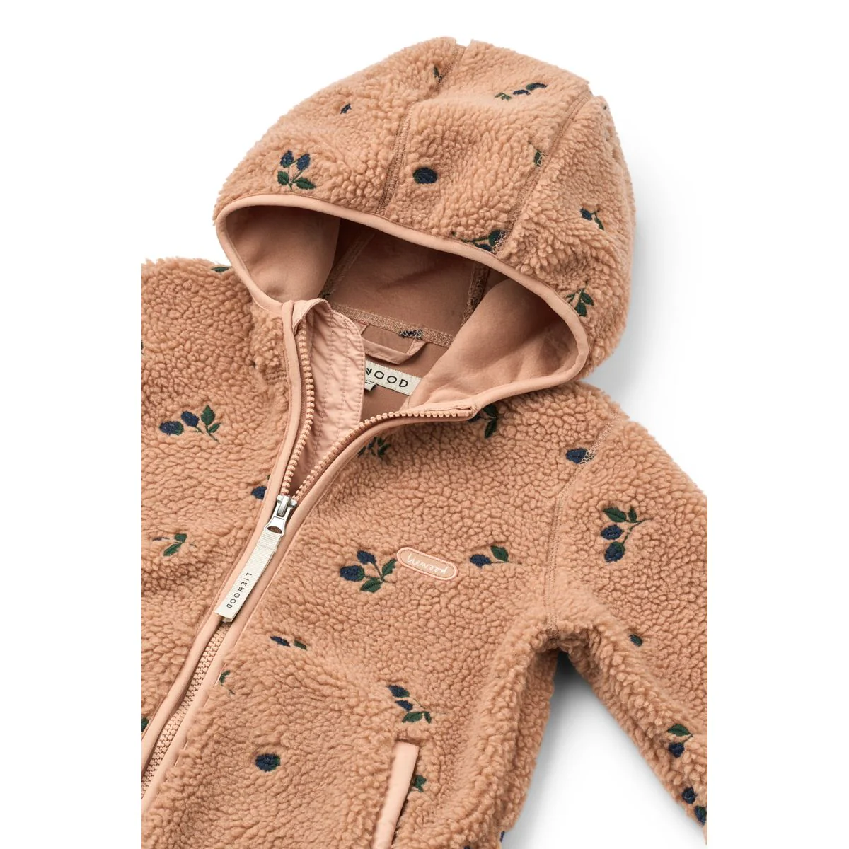 Mara Pile Jacket - Berry / Pale tuscany / Embroidery - Image 3