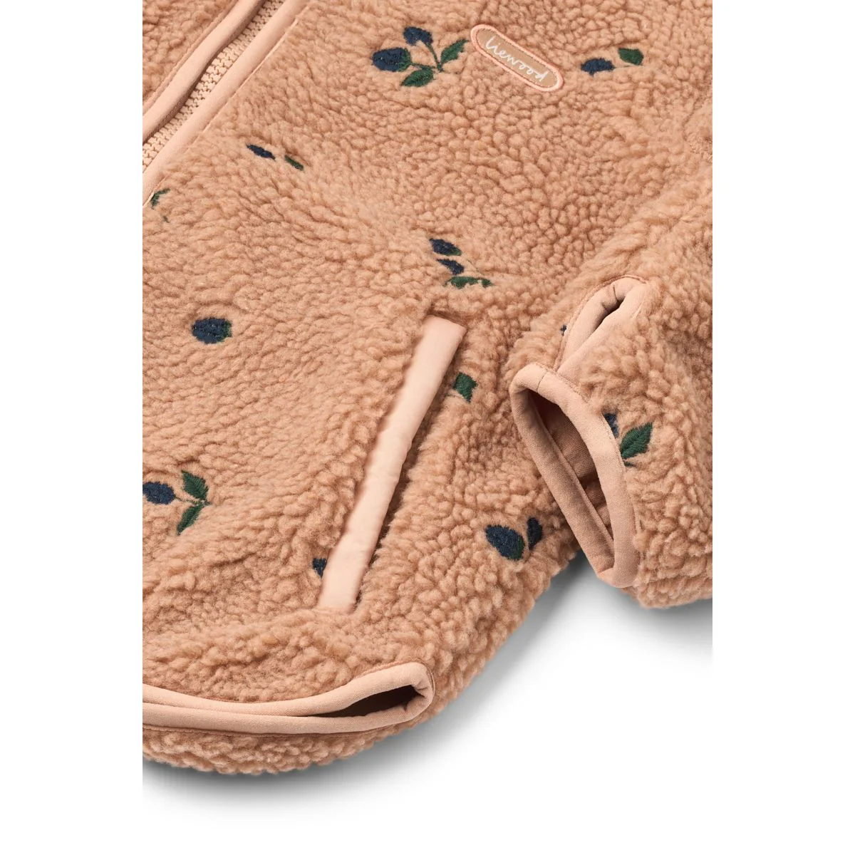 Mara Pile Jacket - Berry / Pale tuscany / Embroidery - Image 4