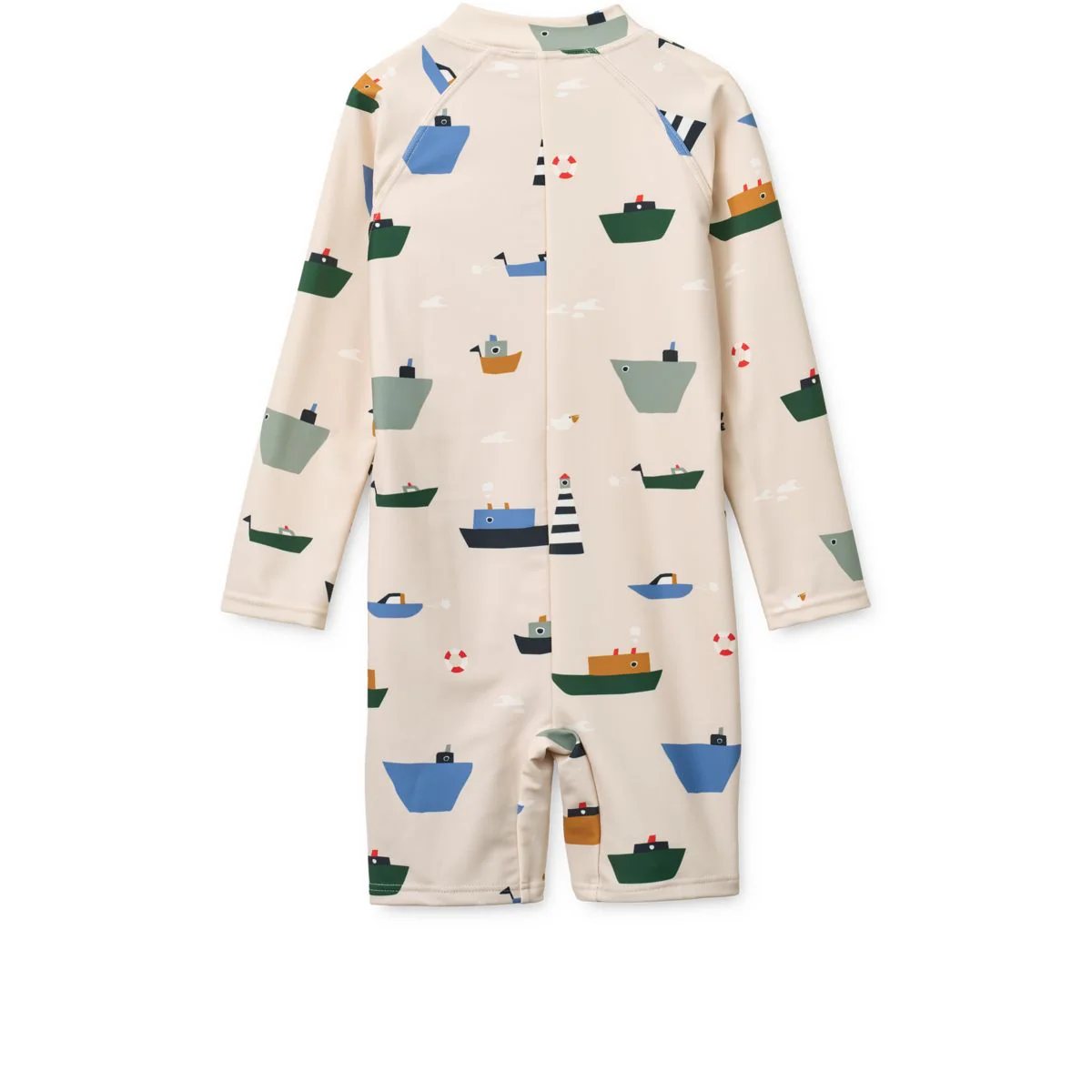 Max Long-sleeved Swim Jumpsuit - Sailing / Sandy - Image 2