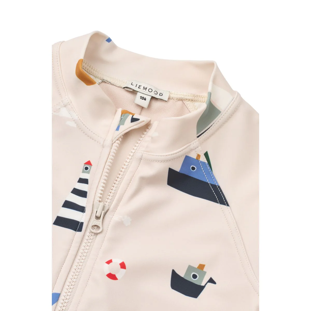 Max Long-sleeved Swim Jumpsuit - Sailing / Sandy - Image 3