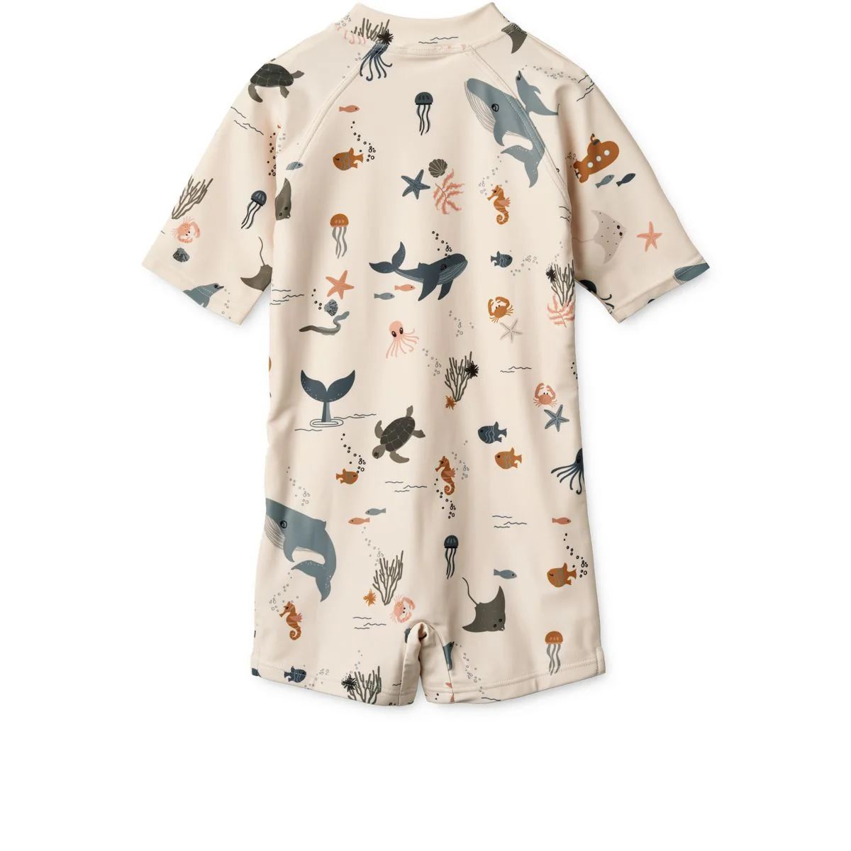 Max short-sleeved swim jumpsuit - Sea creature / Sandy - Image 2