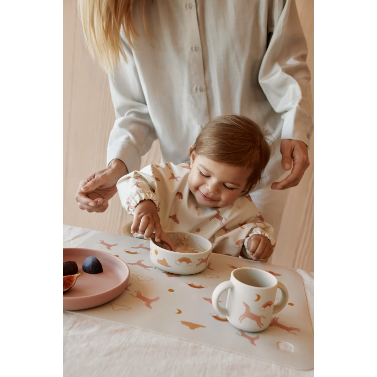 Merle Cape Bib - Dream / Ecru - Image 3