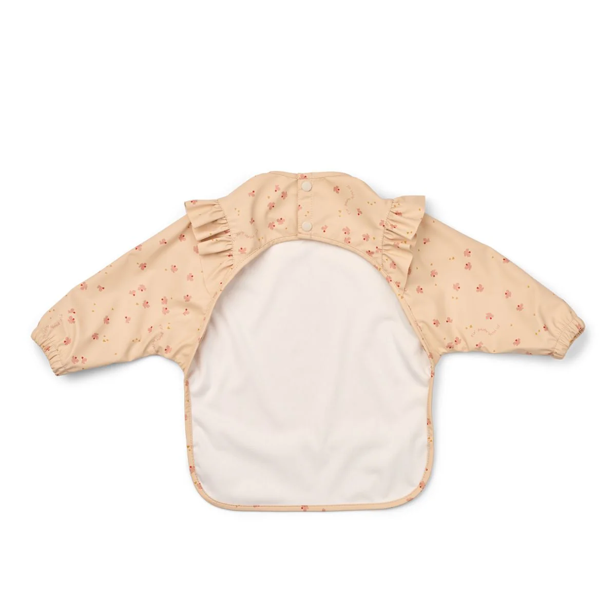 MERLE Ruffle Cape Bib - Mini Butterfly / Apple blossom - Image 2