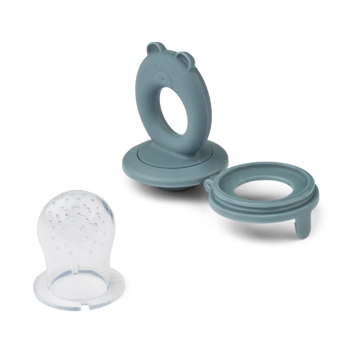 Miranda Food Feeder 2-pack - Whale blue / Dove blue - Image 4