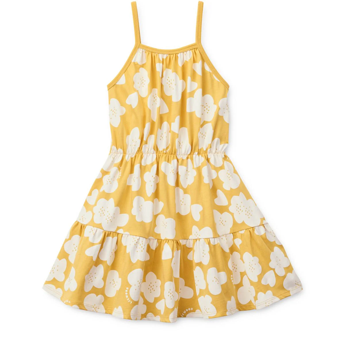 Mollie Dress - Flower / Lemon yellow