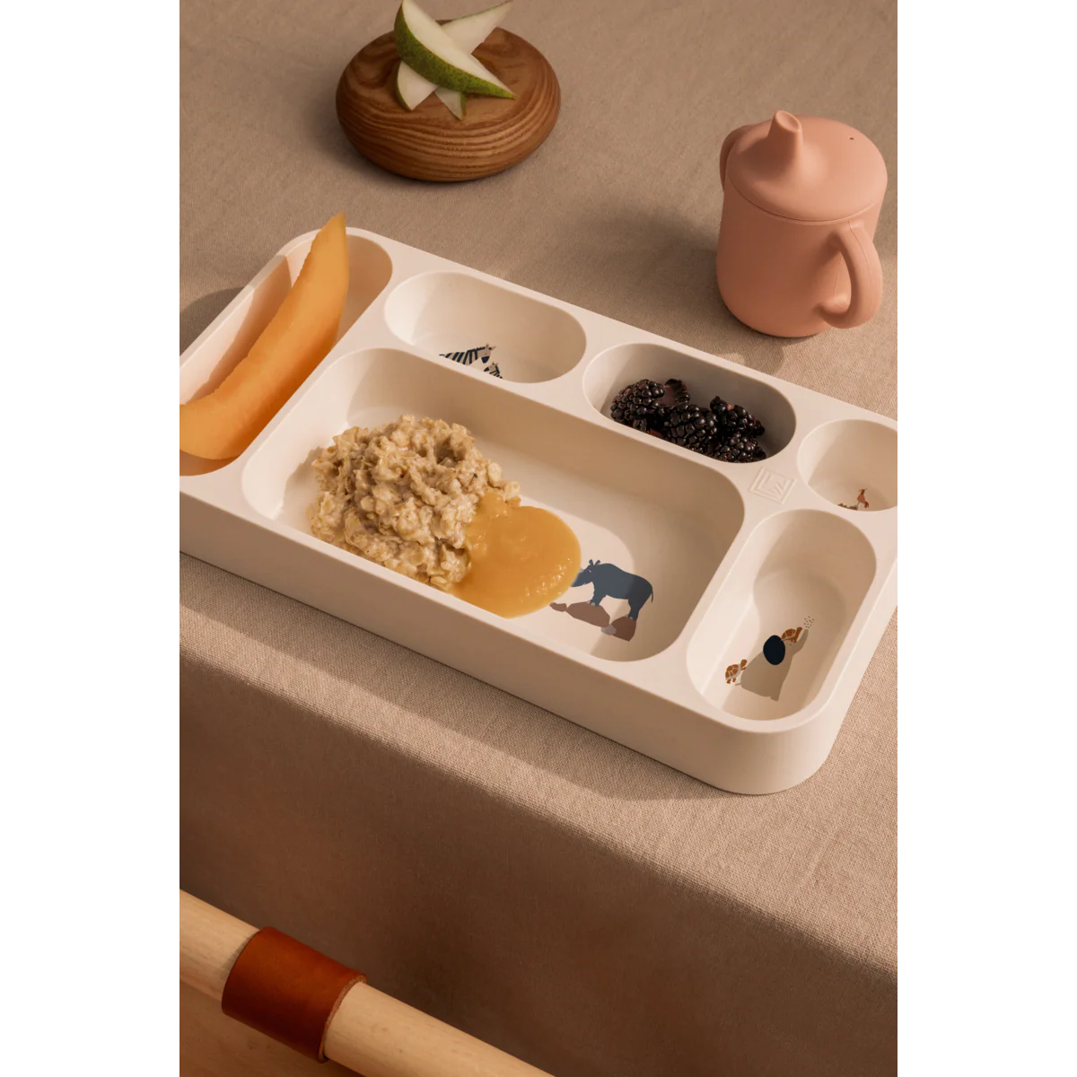 Mosu Divider Plate - Peach / Sea shell - Image 2