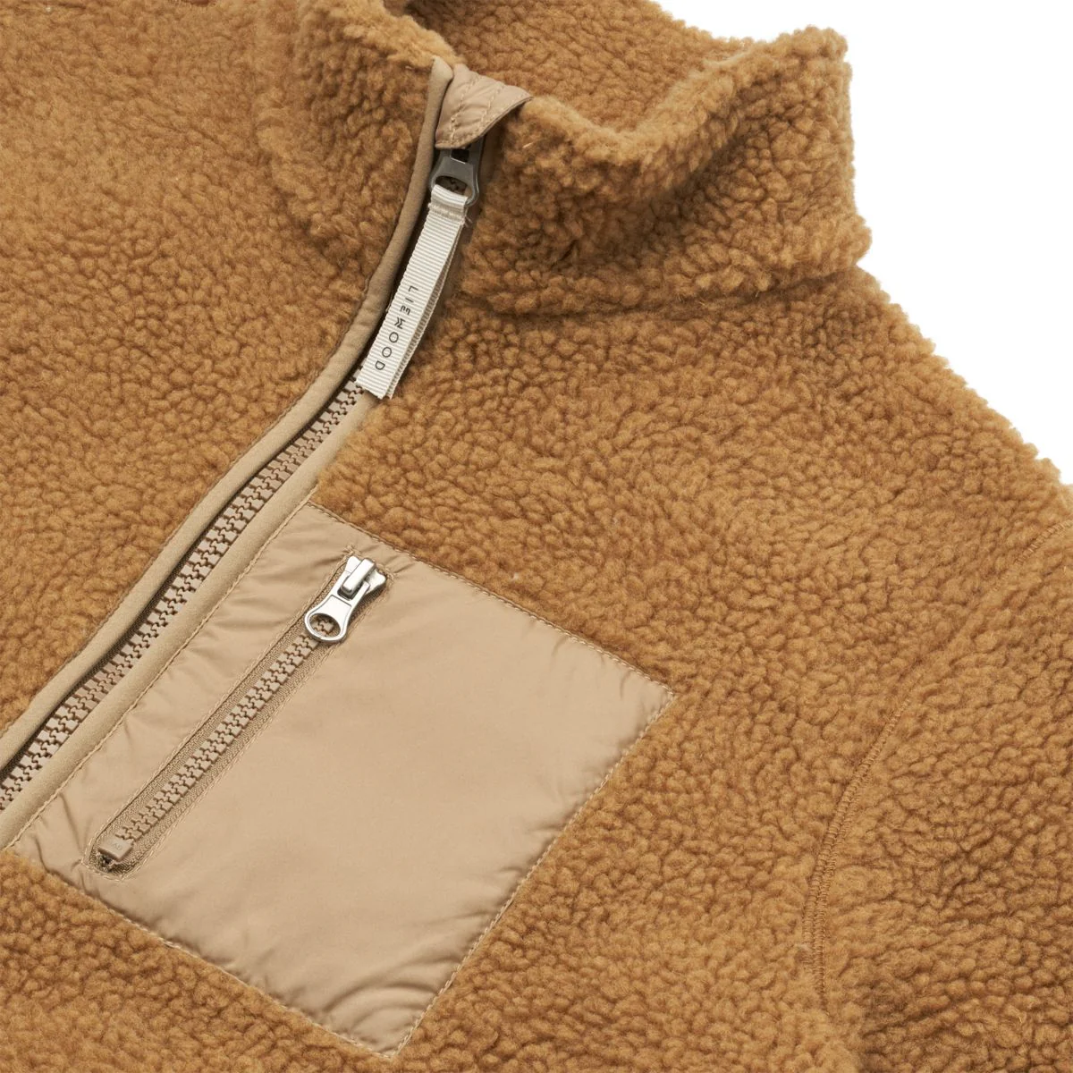 Nelson Pile Jacket For Adults - Golden caramel oat mix - Image 3