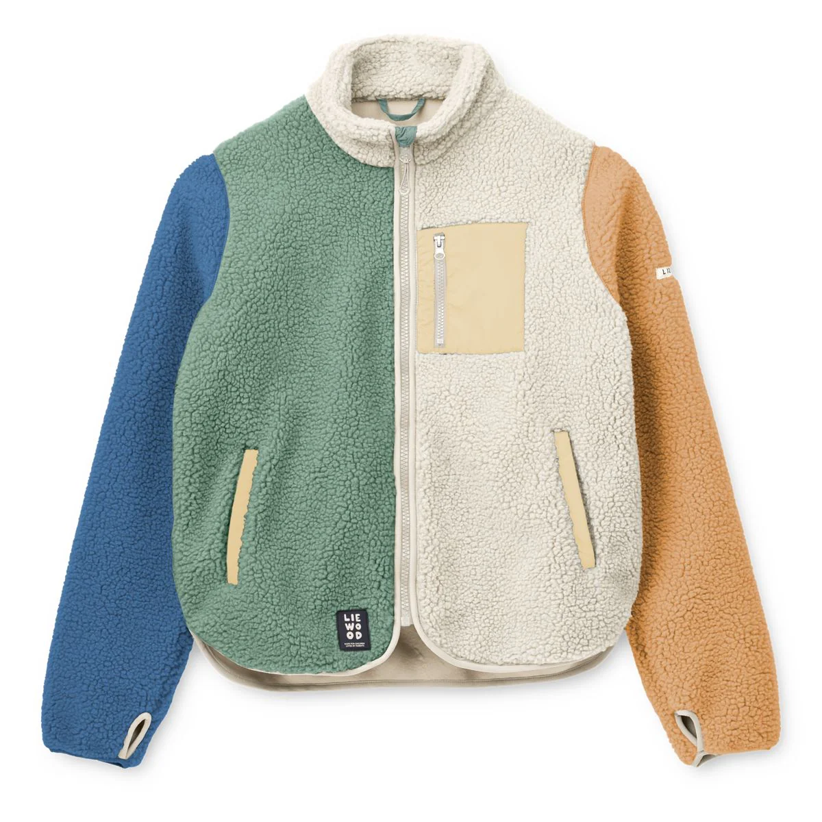 Nelson Pile Jacket For Adults - Peppermint multi mix