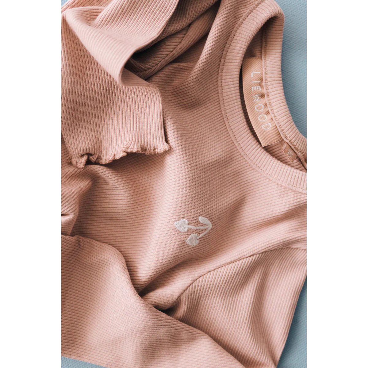 Nieve Long-sleeve Rib T-shirt - Pale tuscany - Image 6