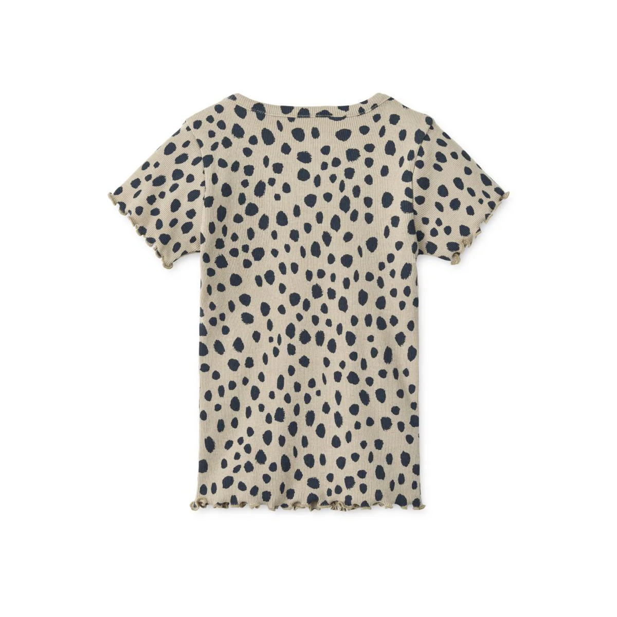 Nieve rib t-shirt - Leo spots / Mist - Image 2