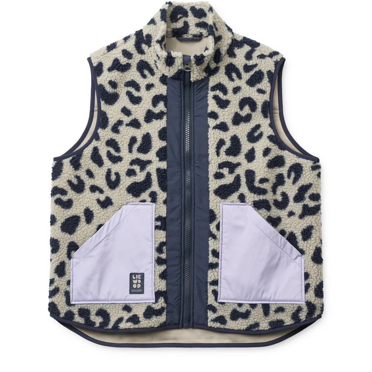 Nilu Adult Pile Vest - Mega leo / Mist mix