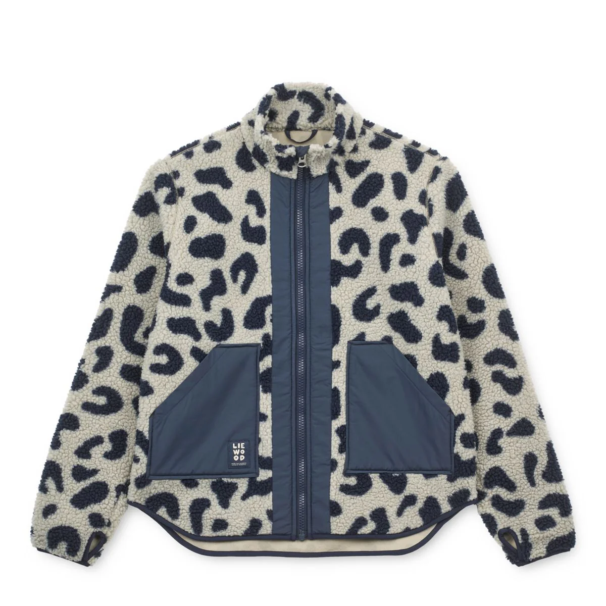 NIVA Adult Pile Jacket - Mega Leo mist / Classic Navy