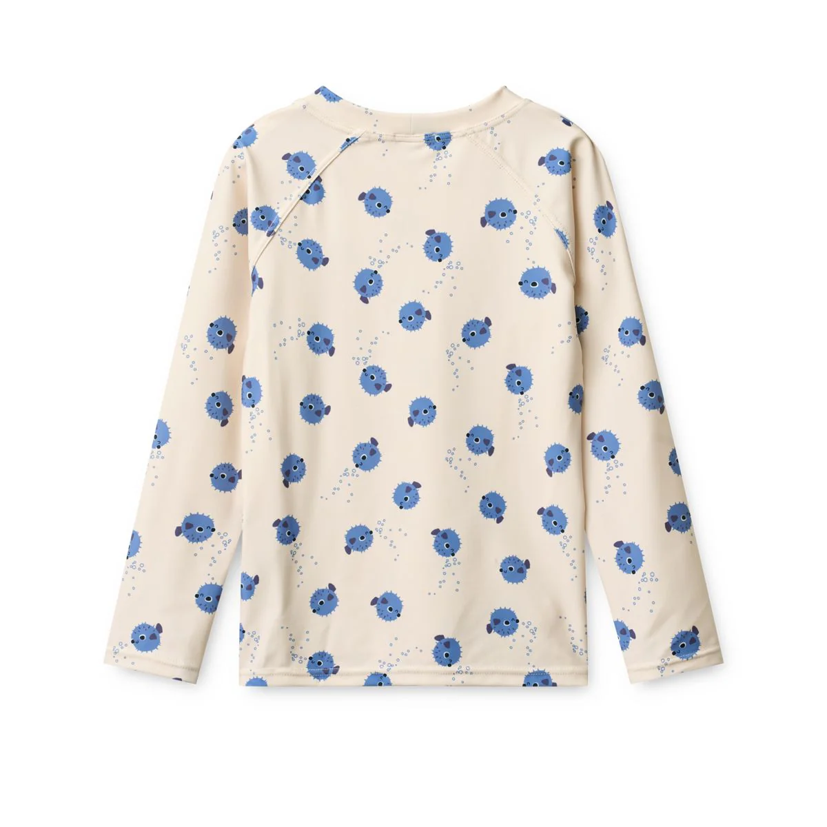 Noah Printed long-sleeved swim t-shirt - Pufferfish / Sandy - Image 2