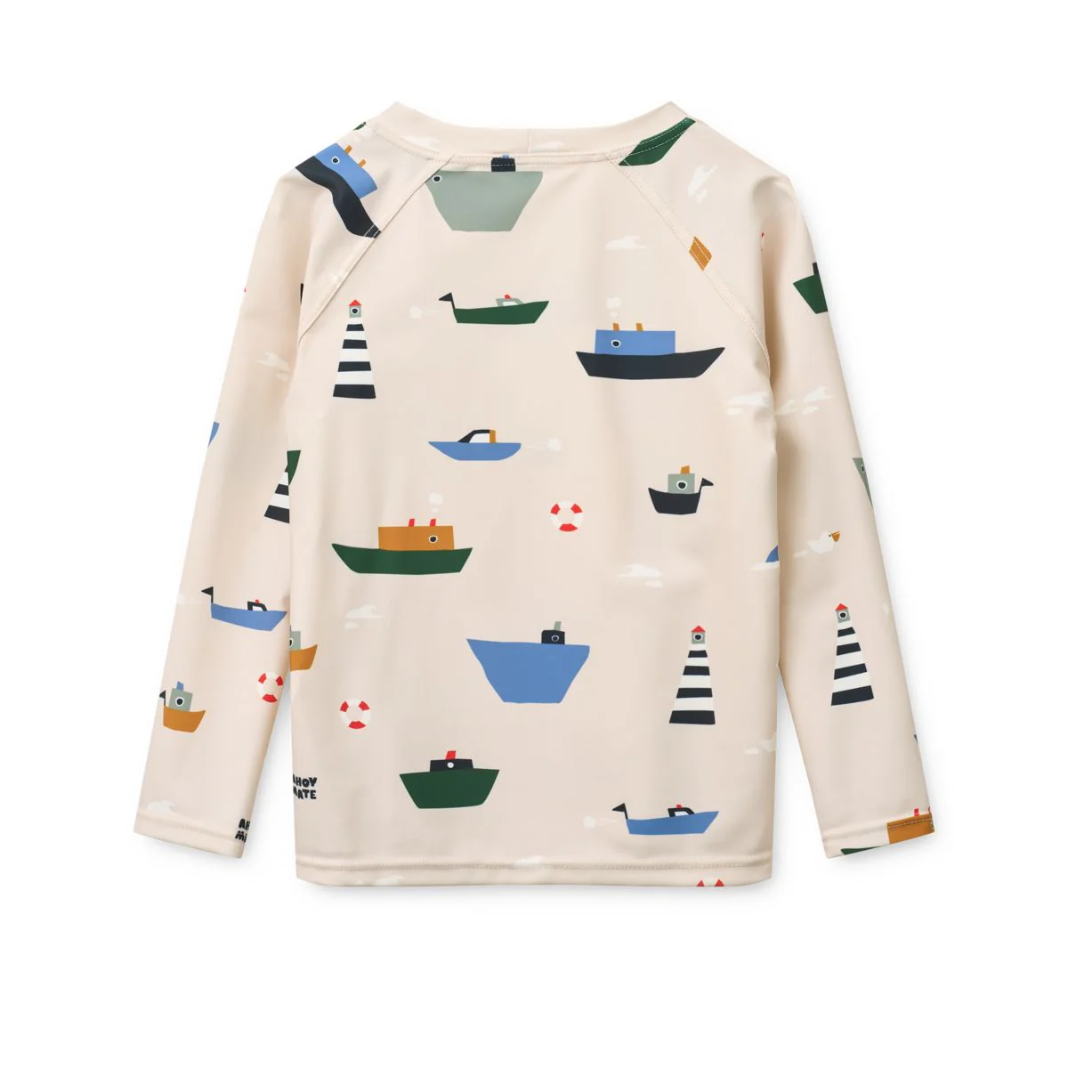 Noah Printed long-sleeved swim t-shirt - Sailing / Sandy - Image 2