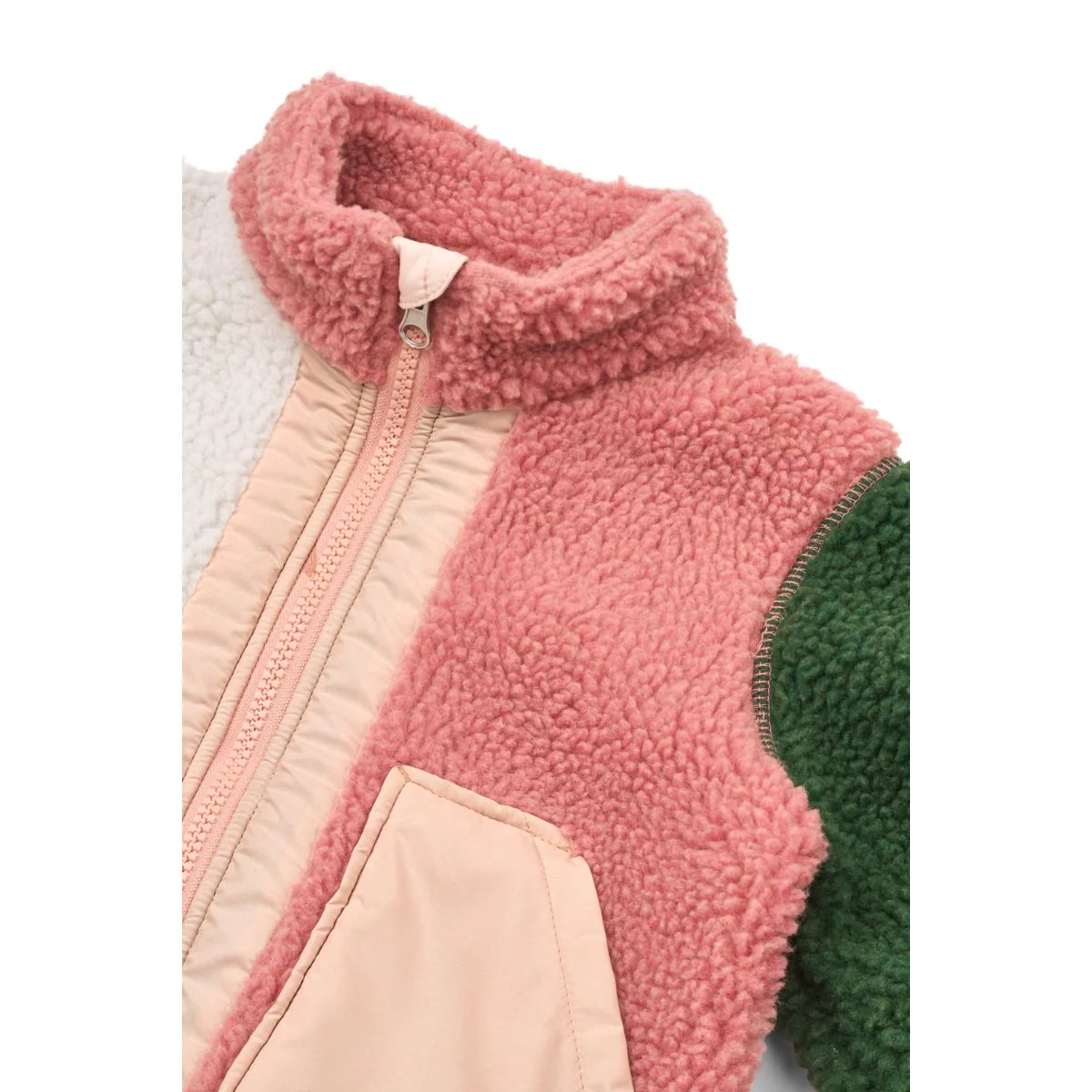 Noam Pile Jacket - Dusty rose multi mix - Image 3