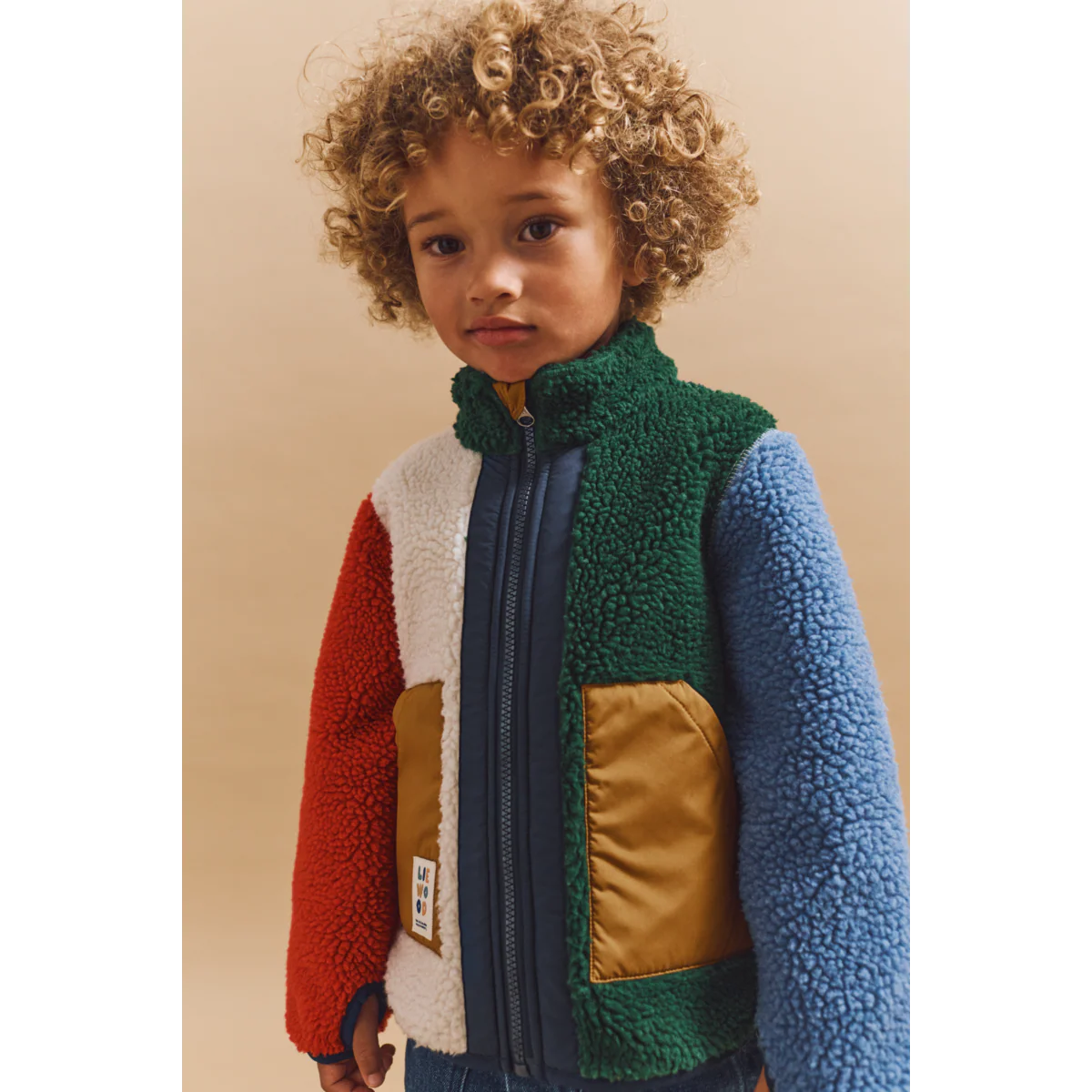 Noam Pile Jacket - Garden green multi mix - Image 5