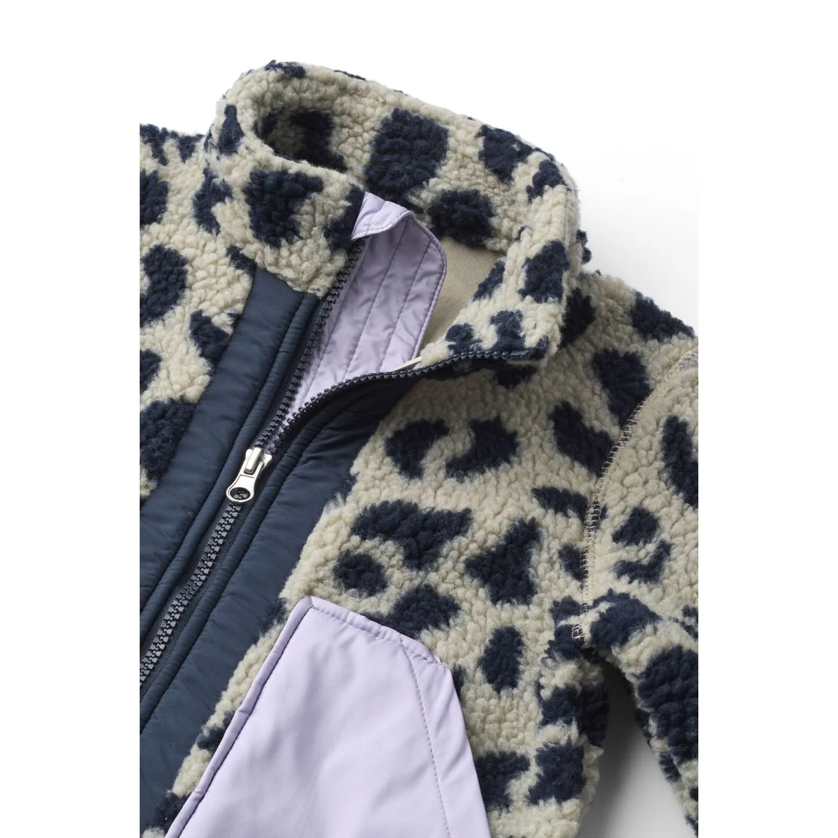 Noam Pile Jacket - Mega leo / Mist mix - Image 3