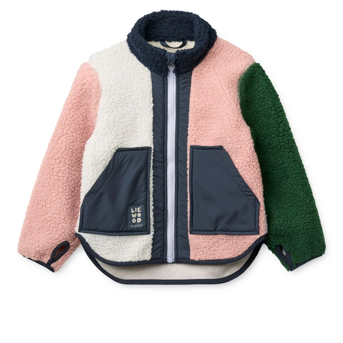 Noam Pile Jacket - Rose blush multi mix