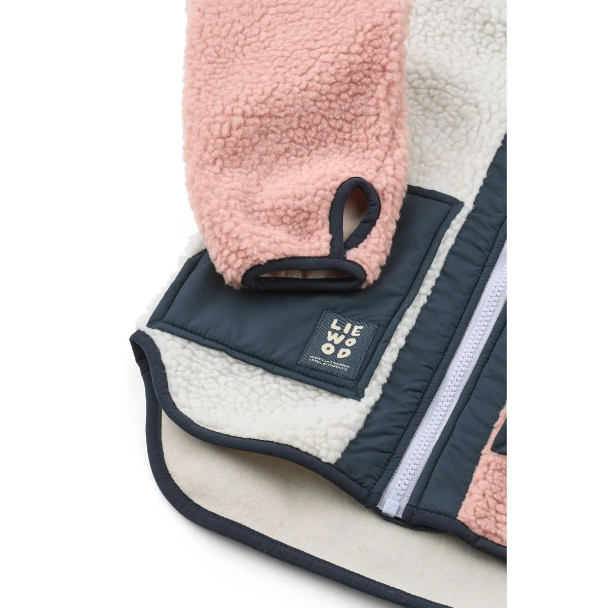 Noam Pile Jacket - Rose blush multi mix - Image 4