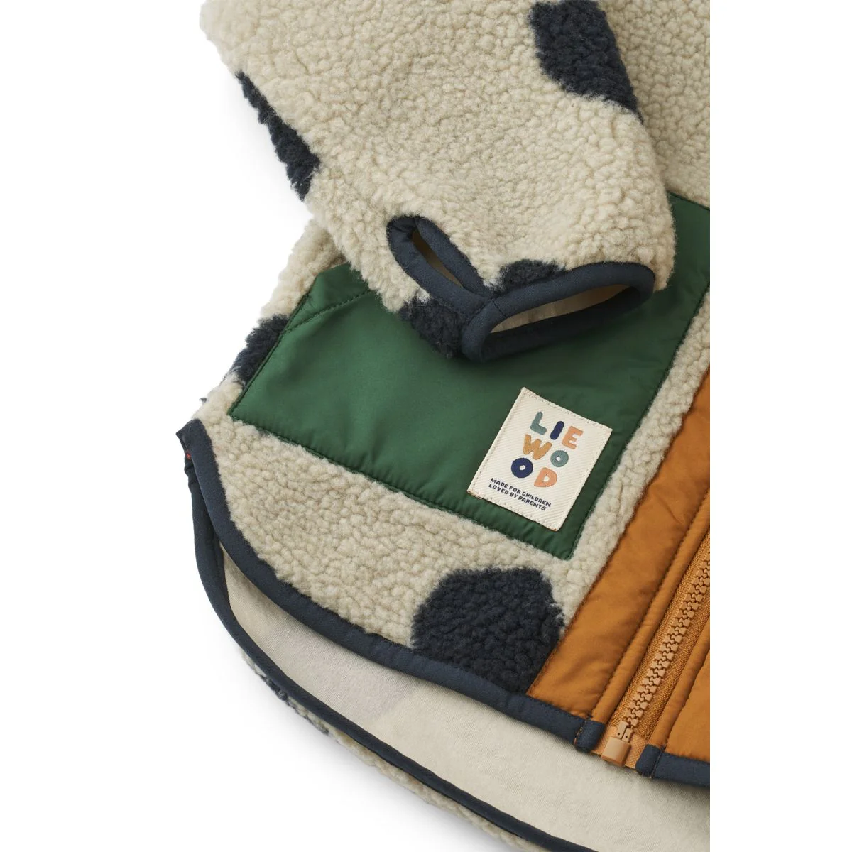 Noam Pile Jacket - Spot dots / Mist - Image 4