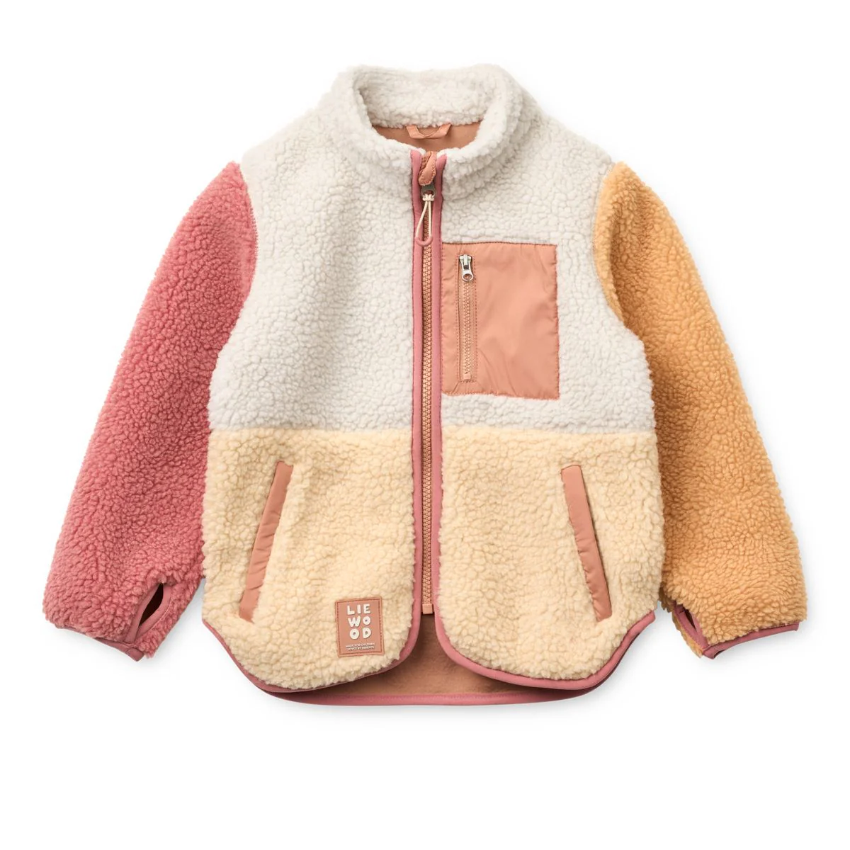 Nolan Pile Jacket - Apple blossom multi mix