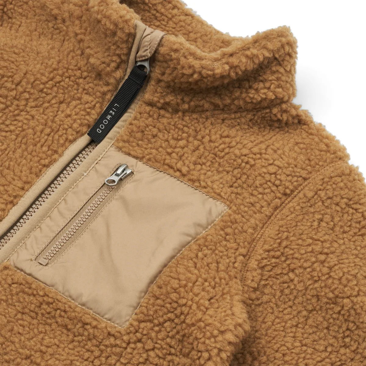 Nolan Pile Jacket - Golden caramel oat mix - Image 3