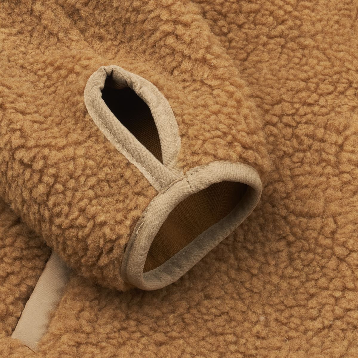 Nolan Pile Jacket - Golden caramel oat mix - Image 4